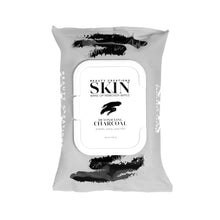 Load image into Gallery viewer, CHARCOAL DETOXIFYING MAKEUP REMOVER WIPES
